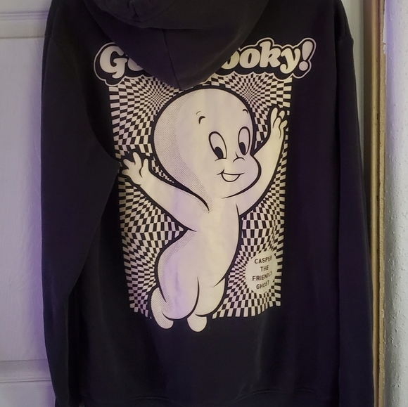 H&M Divided, Casper The Friendly Ghost Get Spooky Hoodie, Size Medium - Picture 6 of 6